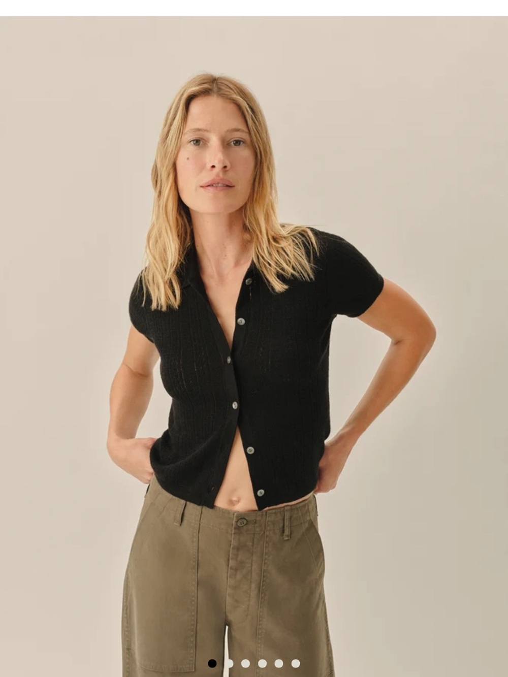 Buck Mason COASTAL LINEN POINTELLE POLO